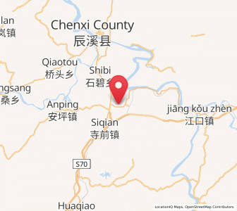 Map of Huomachong, Hunan