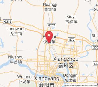 Map of Huopai, Hubei