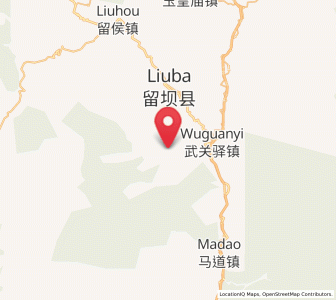 Map of Huoshaodian, Shaanxi