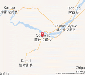 Map of Huoshilafu, Xinjiang