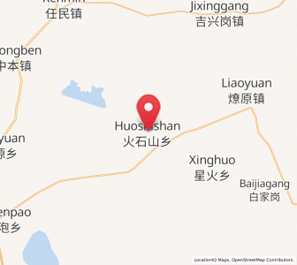Map of Huoshishan, Heilongjiang