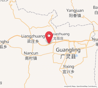 Map of Huquan, Shanxi