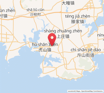 Map of Hushan, Shandong
