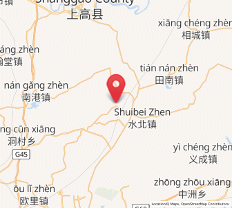 Map of Hushan, Jiangxi