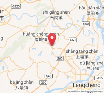 Map of Hutang, Jiangxi