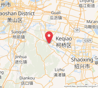 Map of Hutang, Zhejiang