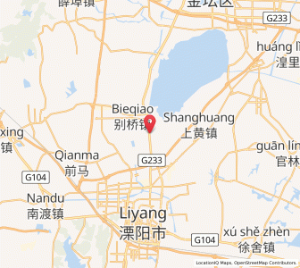 Map of Hutang, Jiangsu