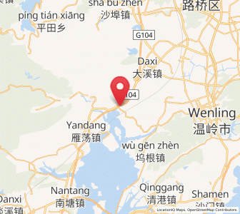 Map of Huwu, Zhejiang