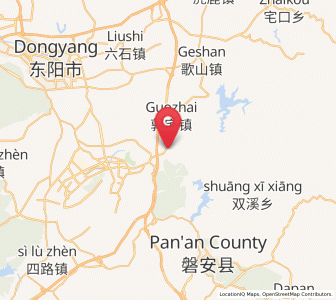 Map of Huxi, Zhejiang