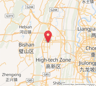 Map of Huxi, Chongqing