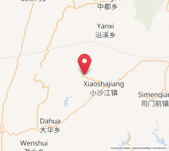 Map of Huxingshan, Hunan