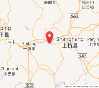 Map of Huyang, Fujian