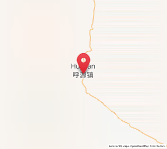 Map of Huyuan, Heilongjiang