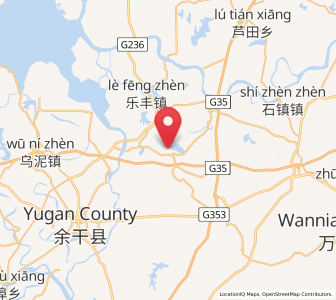 Map of Huyunxiang, Jiangxi