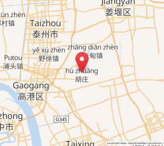 Map of Huzhuang, Jiangsu