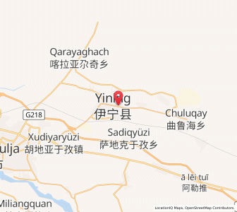 Map of Jelilyüzi, Xinjiang