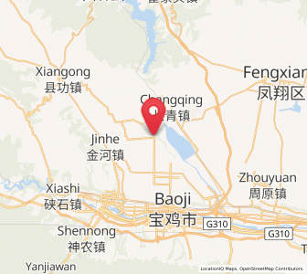 Map of Jiacun, Shaanxi