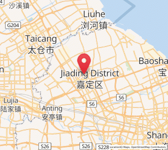 Map of Jiadingzhen, Shanghai