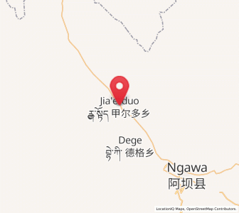 Map of Jia’erduo, Sichuan