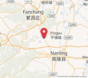 Map of Jiafa, Anhui