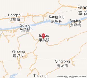 Map of Jiagao, Chongqing