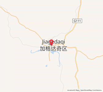 Map of Jiagedaqi, Inner Mongolia