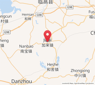 Map of Jialai, Hainan