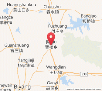 Map of Jialou, Henan