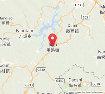 Map of Jialu, Anhui