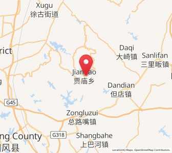 Map of Jiamiao, Hubei