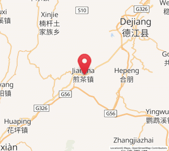 Map of Jiancha, Guizhou