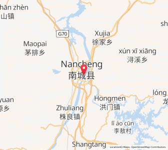 Map of Jianchang, Jiangxi