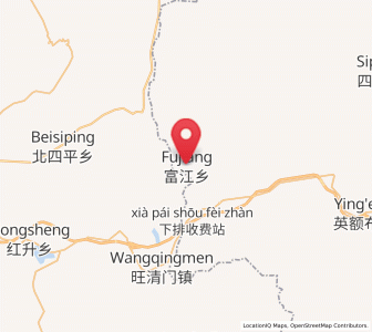 Map of Jianchanggou, Jilin