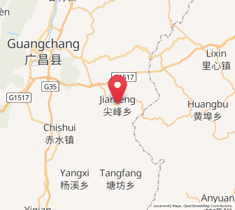 Map of Jianfeng, Jiangxi