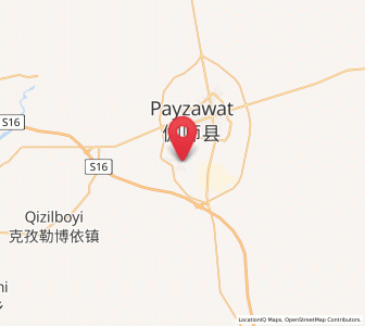 Map of Jiangbazi, Xinjiang