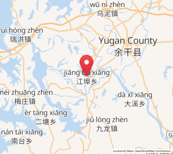 Map of Jiangbu, Jiangxi