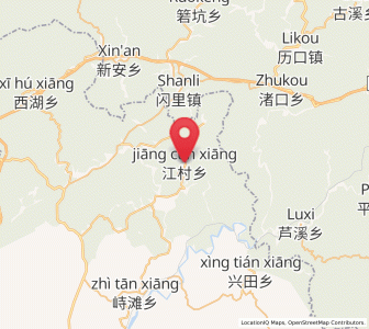 Map of Jiangcun, Jiangxi