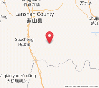 Map of Jiangdong, Hunan