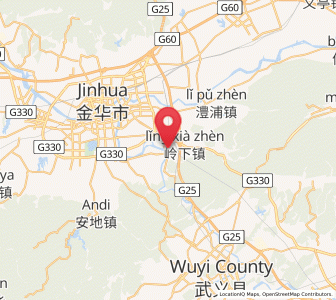 Map of Jiangdong, Zhejiang