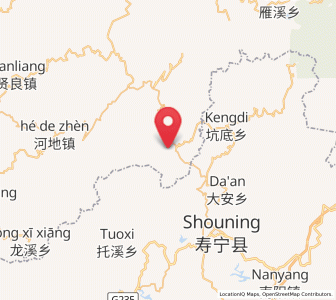 Map of Jianggen, Zhejiang