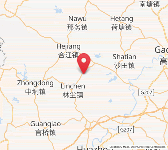 Map of Jianghu, Guangdong