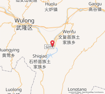 Map of Jiangkou, Chongqing
