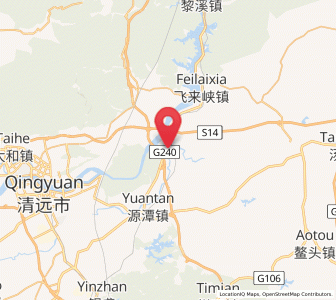 Map of Jiangkou, Guangdong
