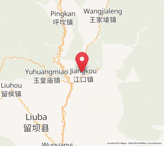 Map of Jiangkou, Shaanxi