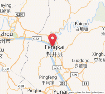 Map of Jiangkou, Guangdong