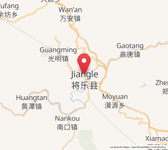 Map of Jiangle, Fujian