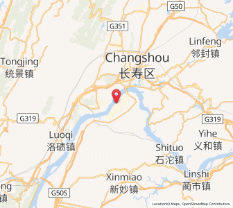 Map of Jiangnan, Chongqing