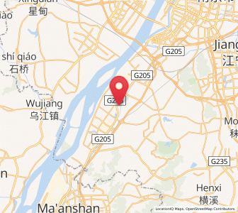Map of Jiangning, Jiangsu