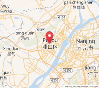 Map of Jiangpu, Jiangsu