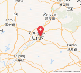 Map of Jiangpu, Guangdong